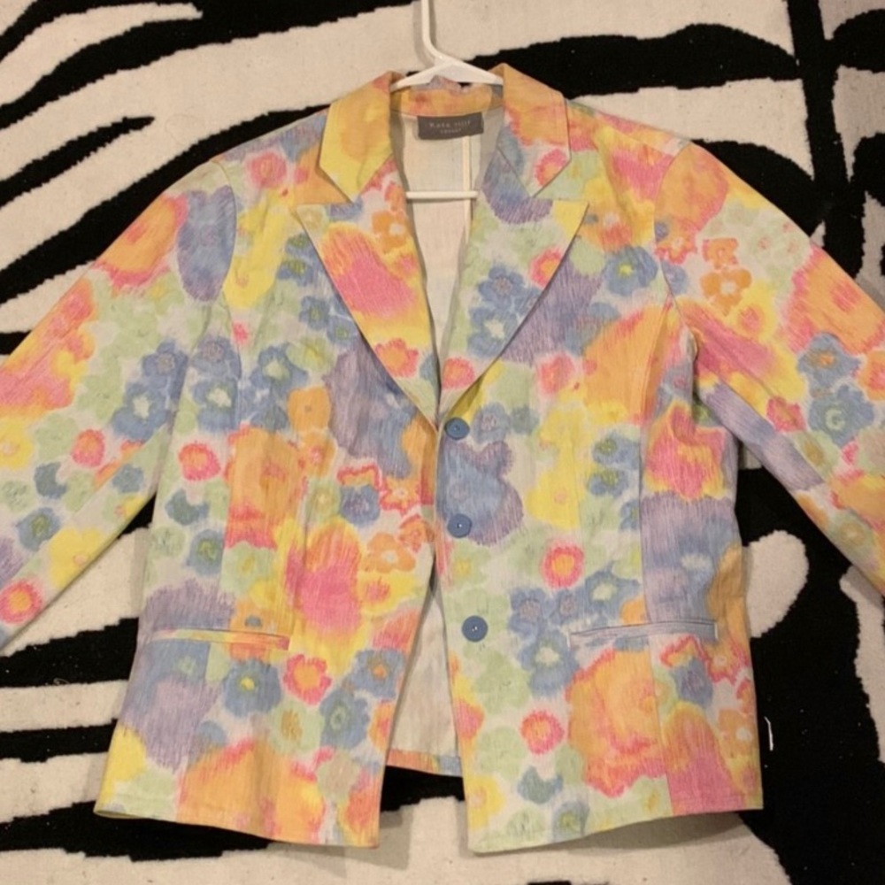 flowery blazer!